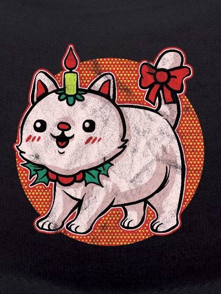 Pull de Noël moche Chat