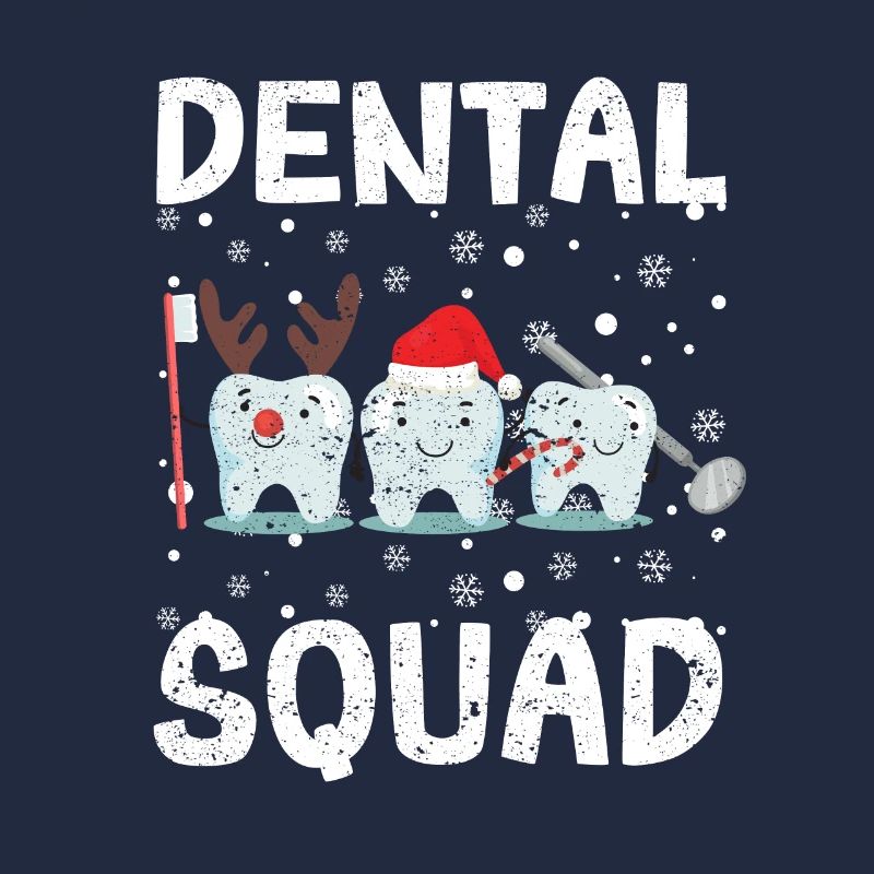 Dental Squad Teeth Dentist Merry Christmas