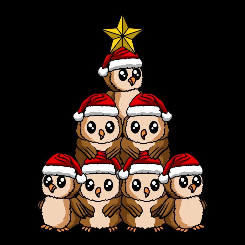 Owl Christmas Tree