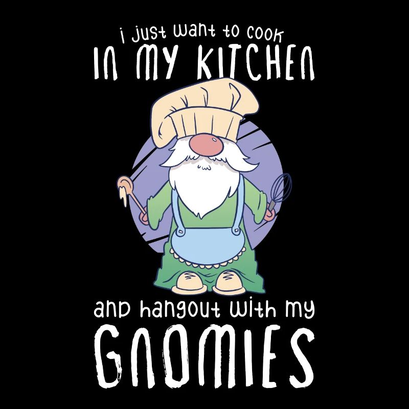 Cooking Cook Chef Gnomes Gnome Lover Funny Gnome