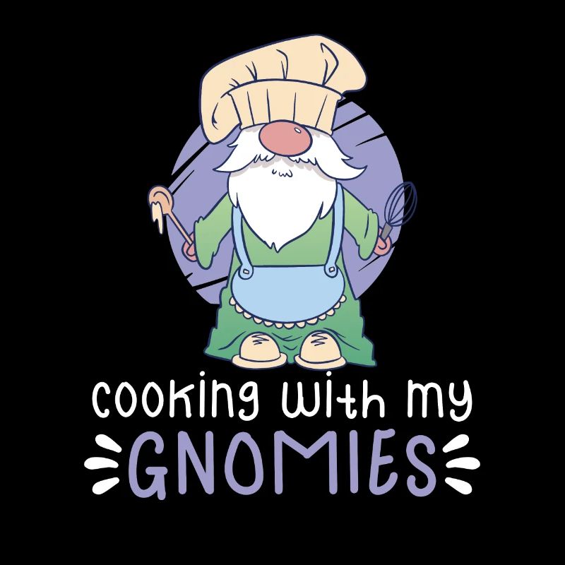 Cooking Cook Chef Gnomes Gnome Lover Funny Gnome