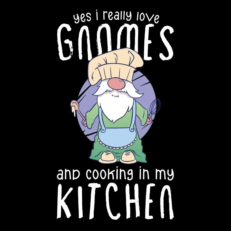 Cooking Cook Chef Gnomes Gnome Lover Funny Gnome