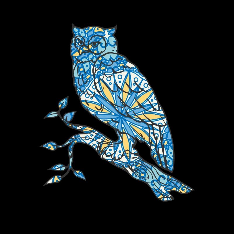 Mandala Owl Geometry Pattern