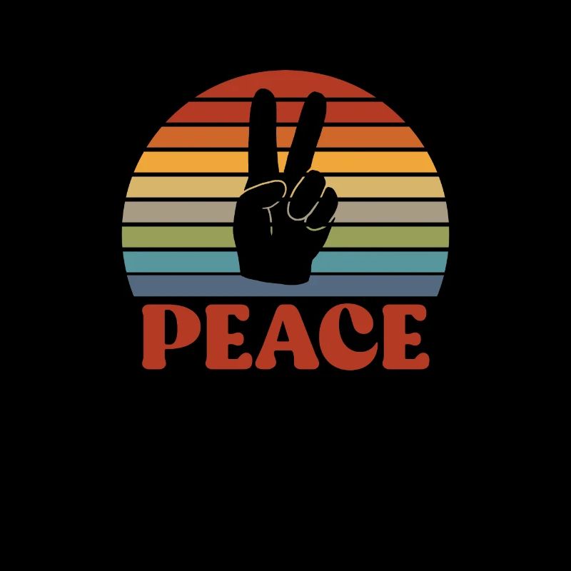 Hippie Peace Flower Power Love Frieden Geschenk