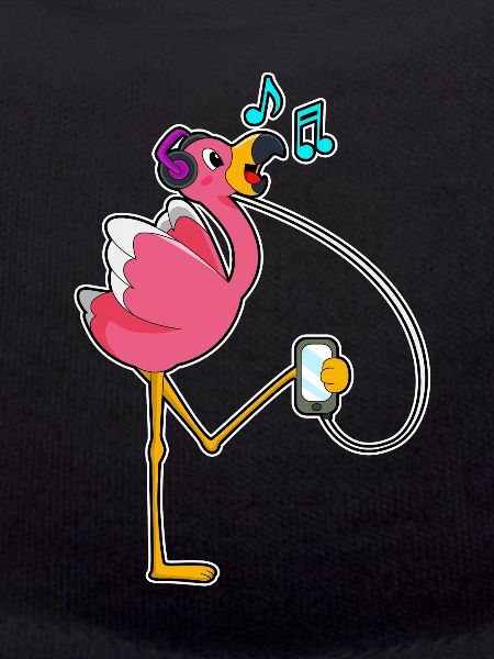 Flamingo Kopfhörer Musik