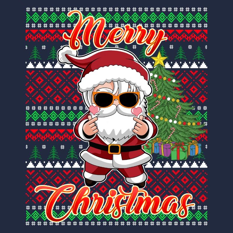 K-Pop Fans Weihnachten hässliche Pullover Design