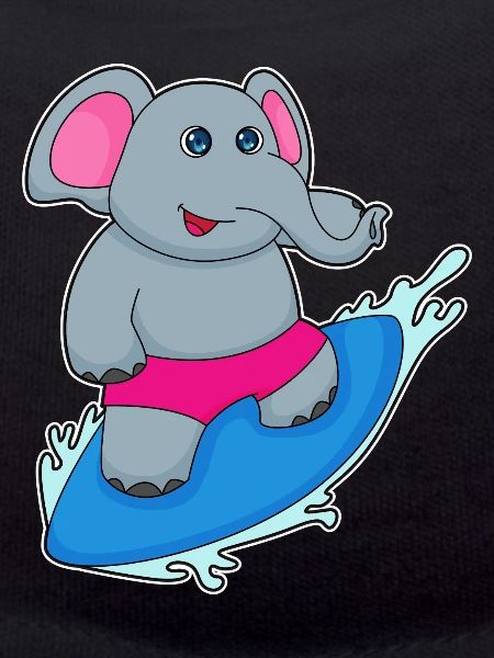 Elephant Surfing Surfboard Summer
