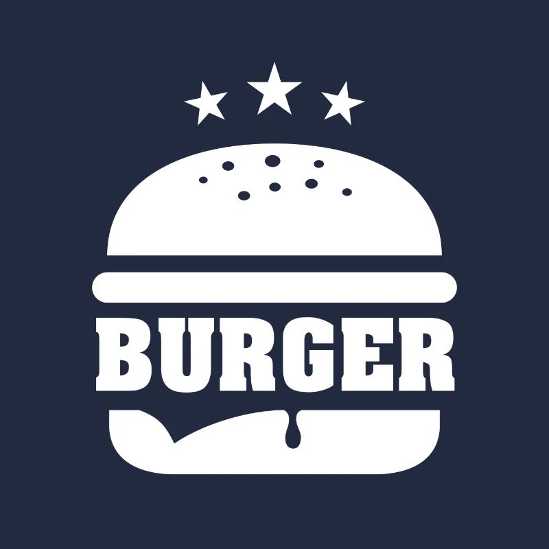 Design burger d’une couleur d’inspiration vintage propre