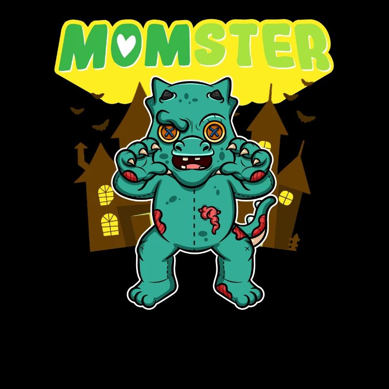 Momster Monster Maman Effrayant Halloween Mommy Costume