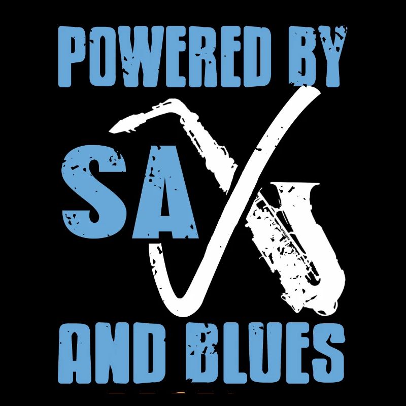 Propulsé par SAX et Blues Cool Retro Designs