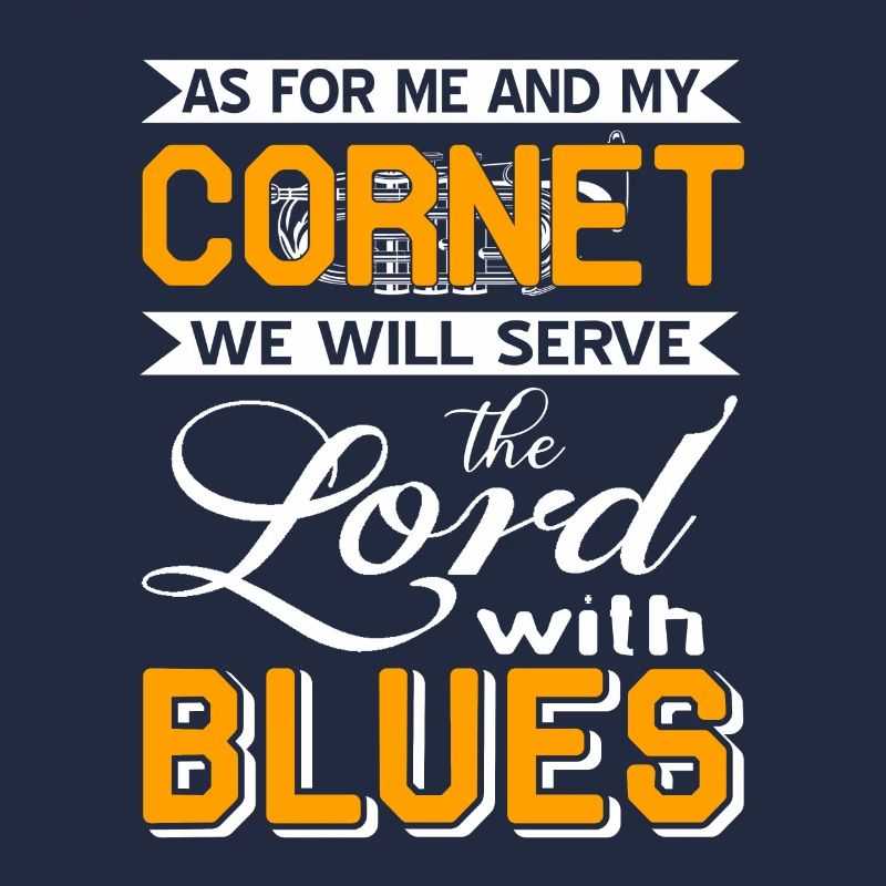 Moi et mon cornet nous servirons le Seigneur avec blues