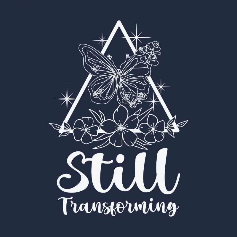 Celestial Butterfly Transforming Galaxy Line Art