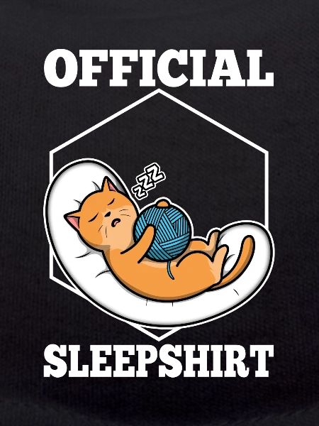 Official sleep shirt cat