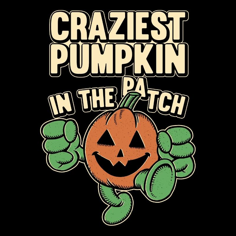 Craziest Pumpkin In The Patch - Halloween Pumpkin