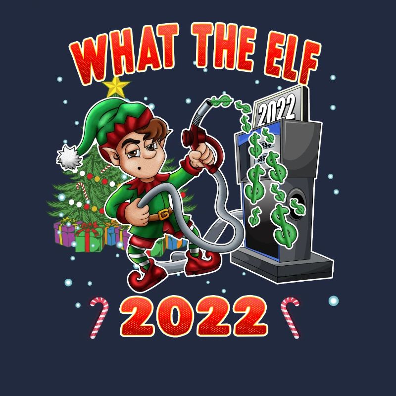 Funny Elf What the Elf 2022 Christmas