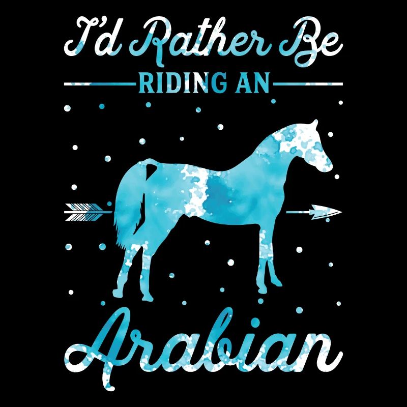 Monter un cheval arabe