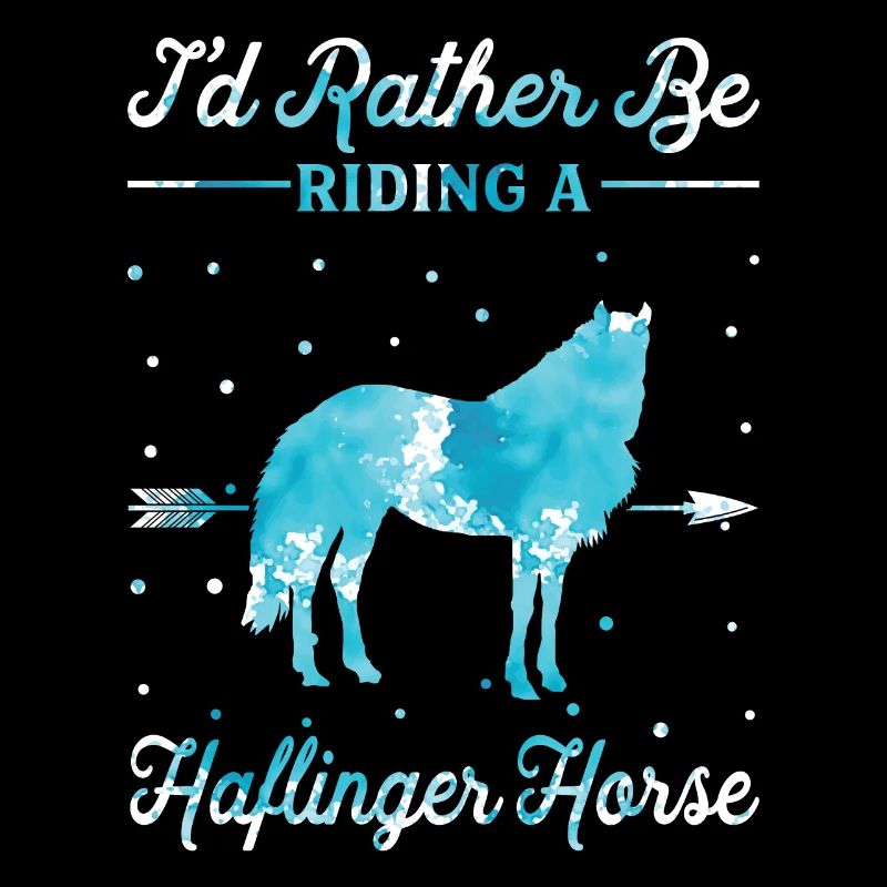 Monter sur un cheval Haflinger