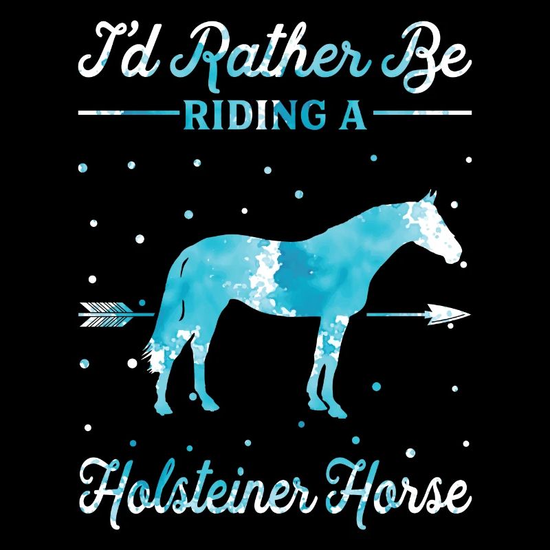 Monter un cheval Holsteiner