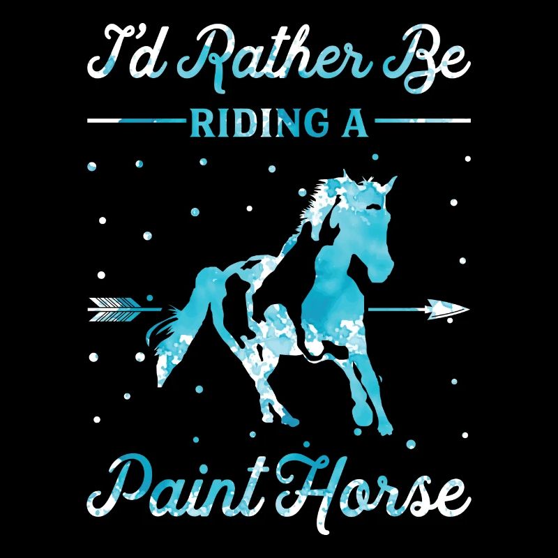 Monter un cheval laqué