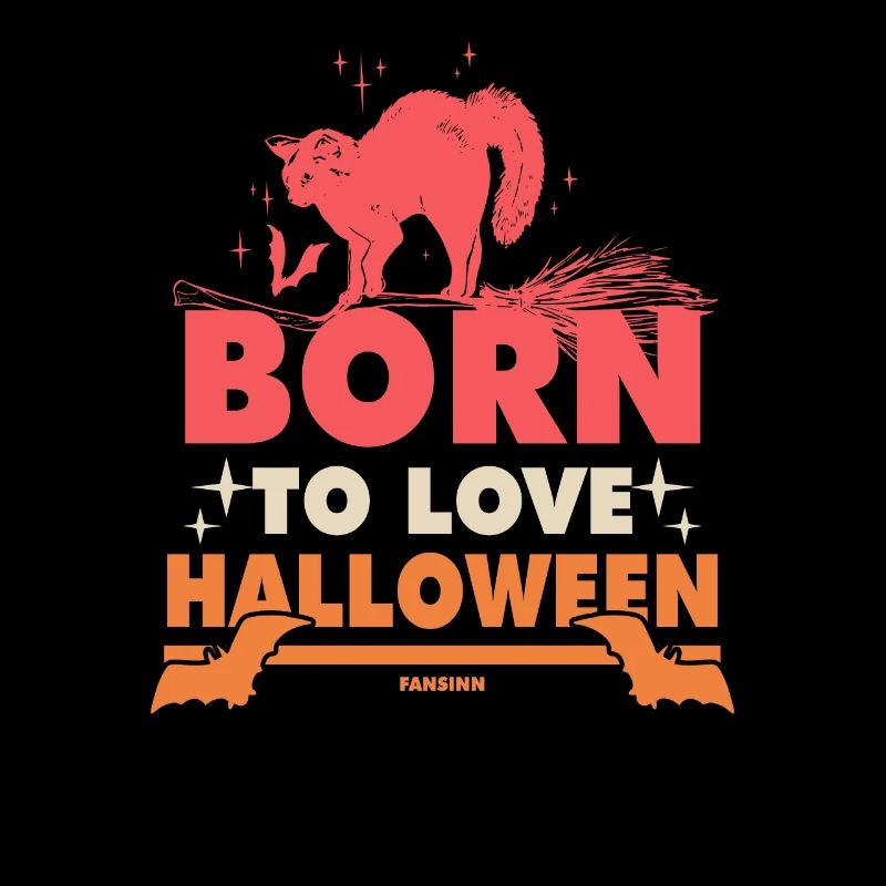 Né pour aimer le chat d’Halloween