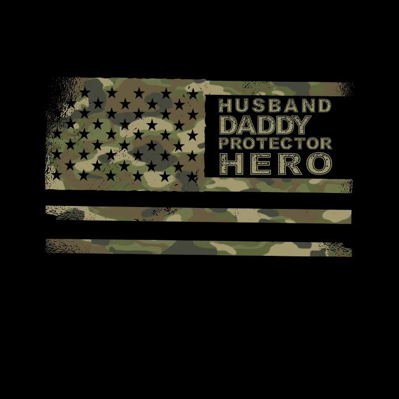Husband Daddy Protector Hero Vathers Day Papa USA