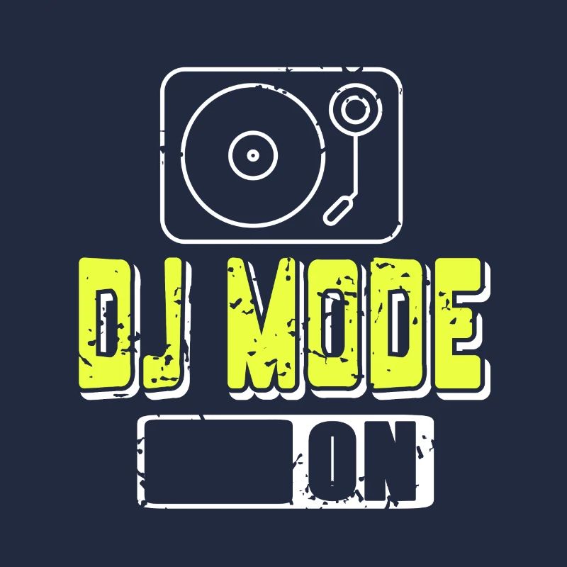 Cool Retro DJ Mode ON Awesome Deejaying T-Shirt
