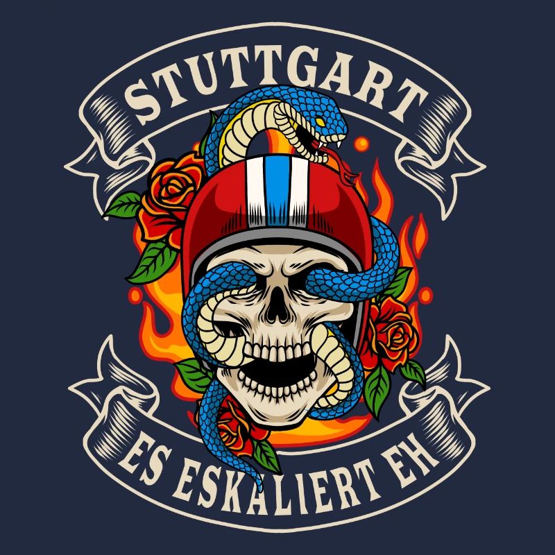 Stuttgart biker gift it escalates anyway Stuttgart