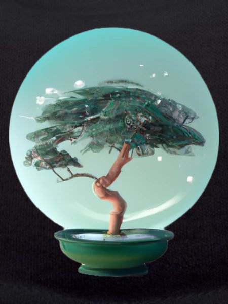 Bonsai 2, digital Art