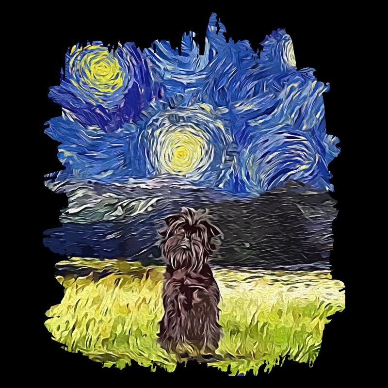 Nuit étoilée - Affenpinscher