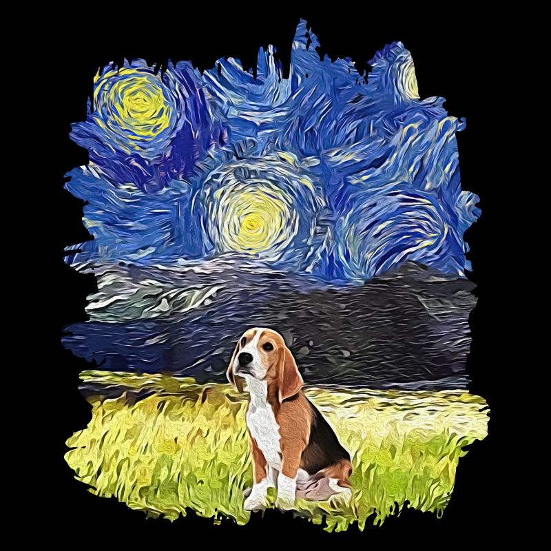 Starry Night - Beagle