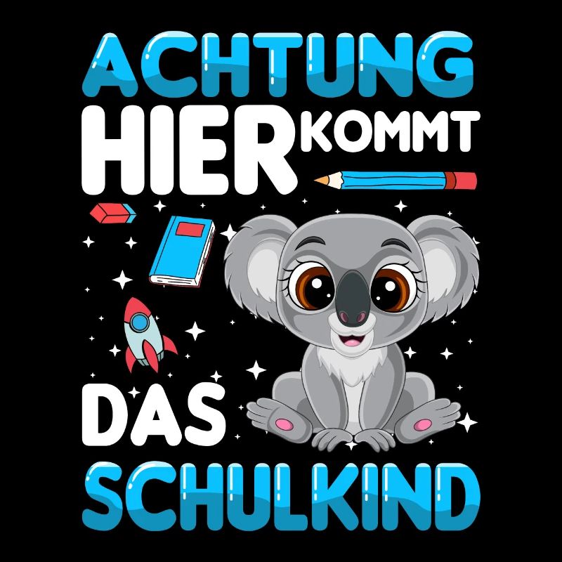 Schulkind Koala Einschulung 1. Klasse Schule
