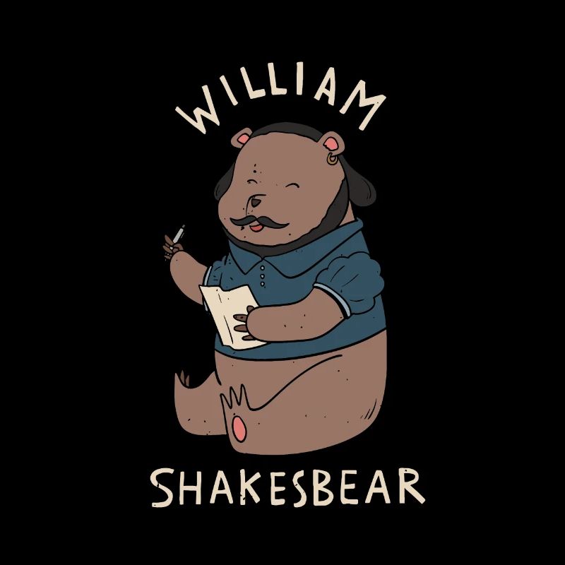 William Shakespeare Bear Animal Design