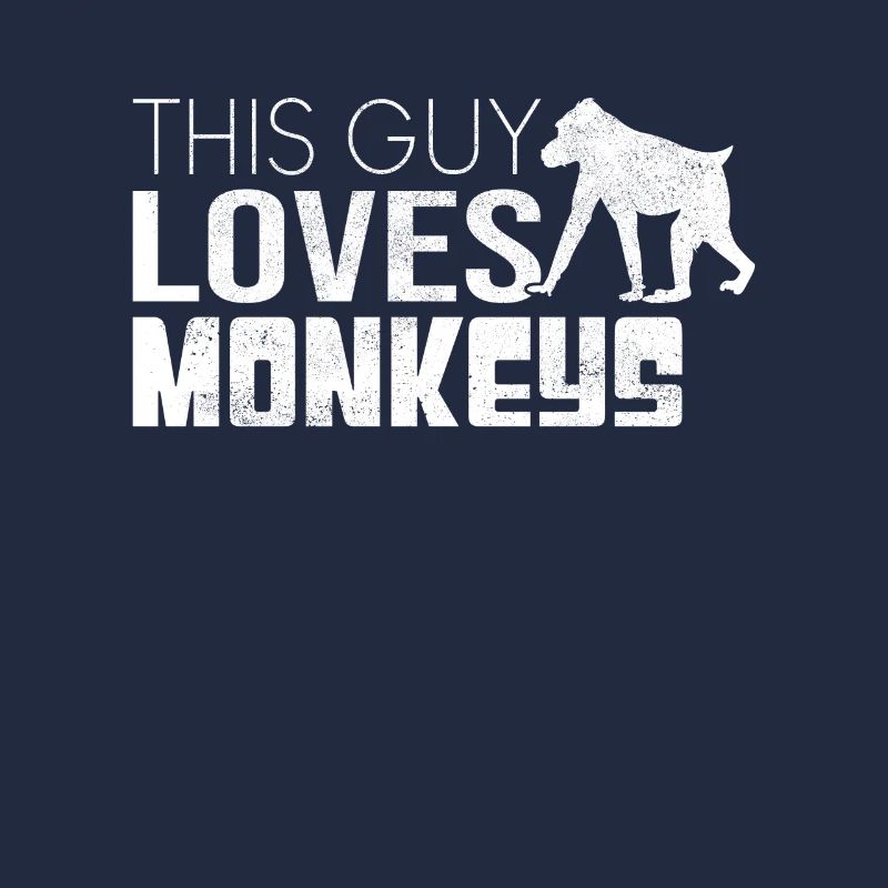 This guy loves monkeys