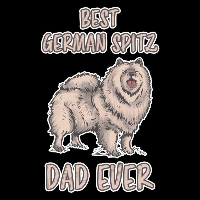 Deutsche Spitze Spruch Papa Hunde Vater Geschenk
