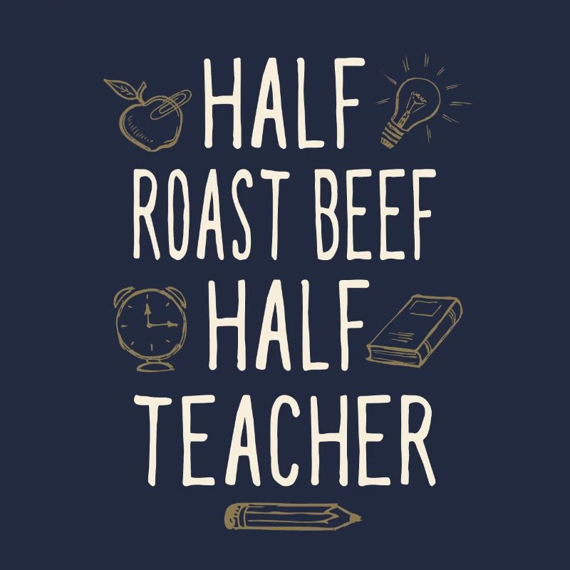 Moitié rôti de bœuf moitié professeur drôle