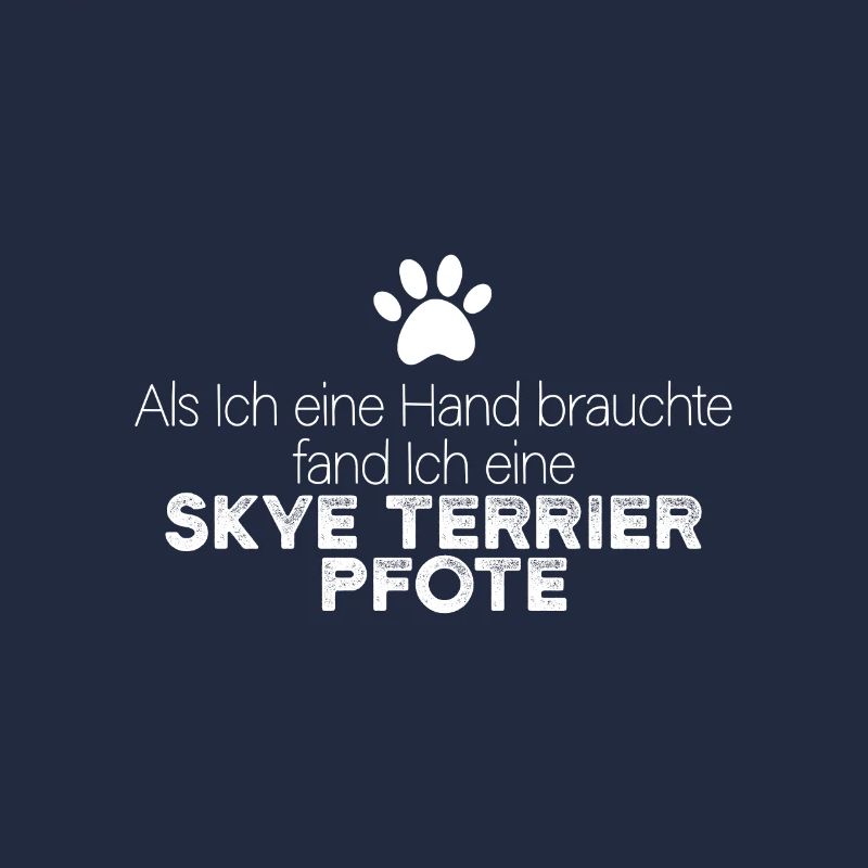 Hand Skye Terrier Pfote