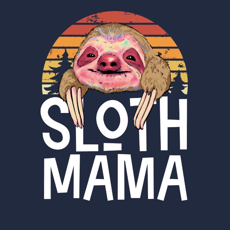 Sloth Mama Retro