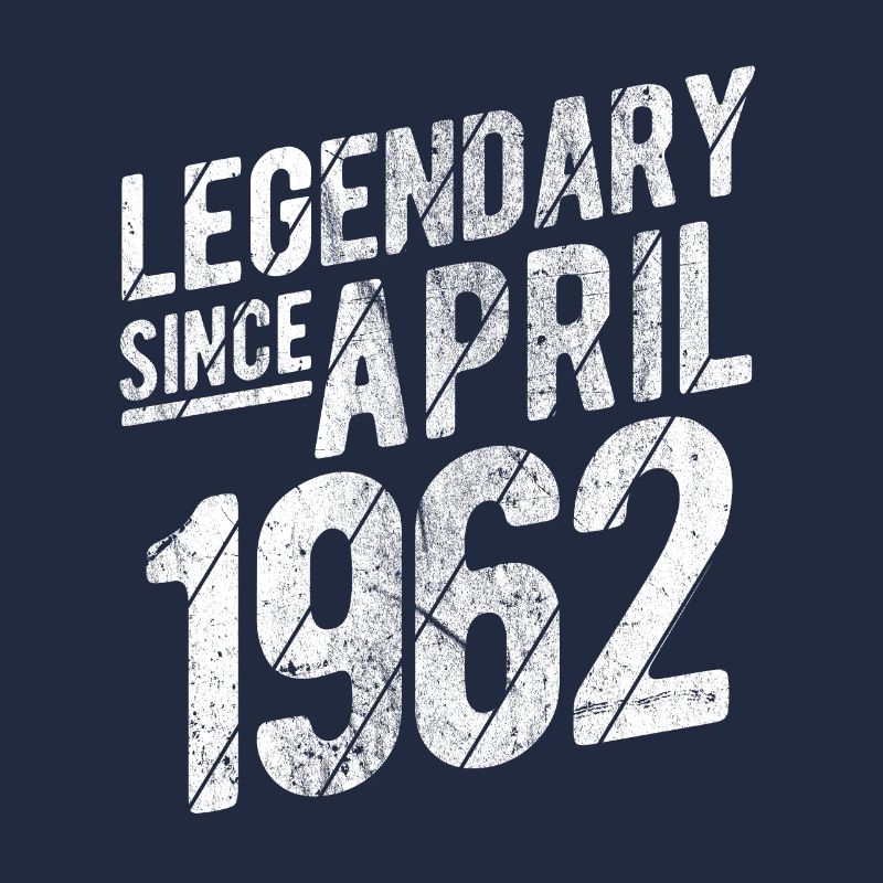 Retro 60th Birthday Gift Legendary Since April 196