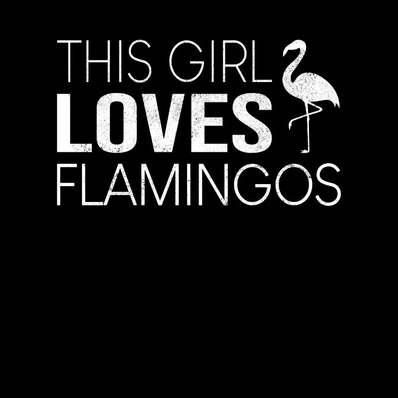 Mädchen Flamingo Spruch