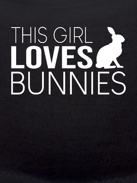 Fille Lapin Disant