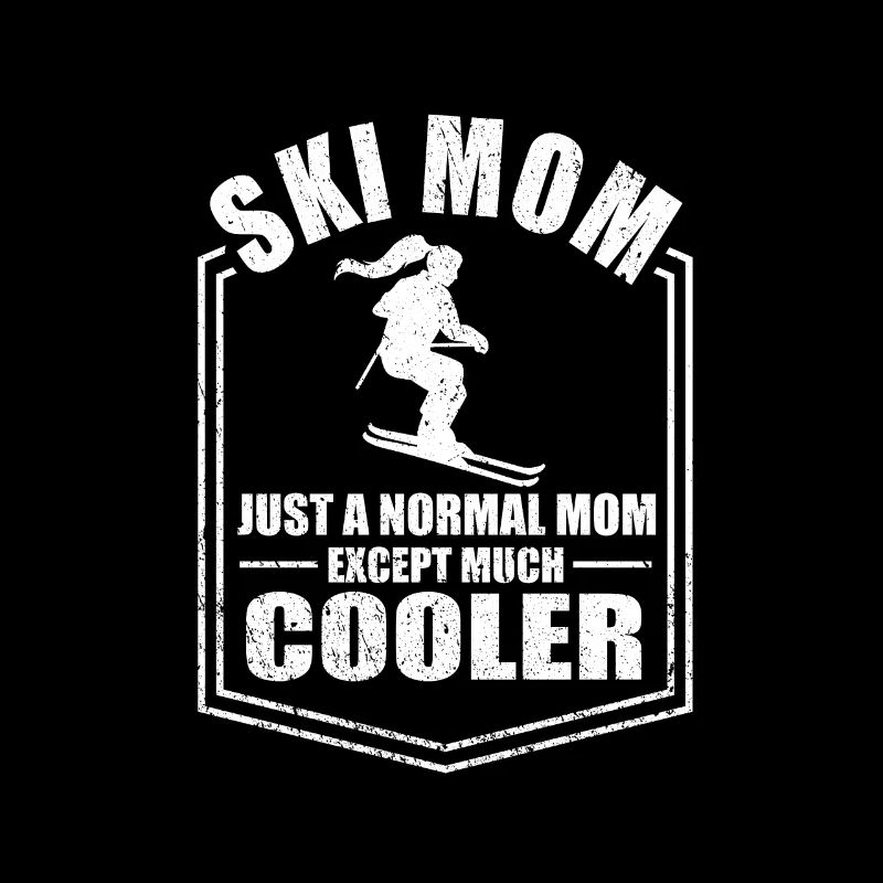 Skifahren Mama Lustige Mutter Sprüche Muttertag