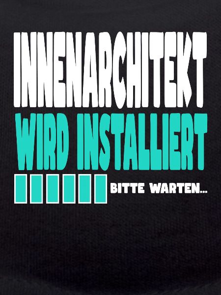 Innenarchitekt wird installiert