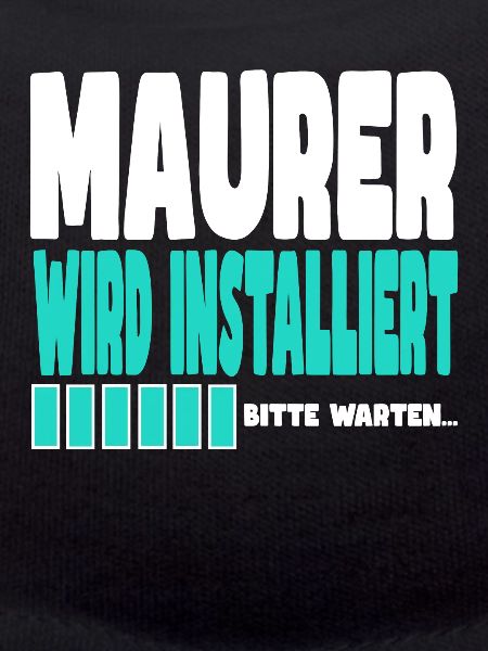 Maurer wird installiert