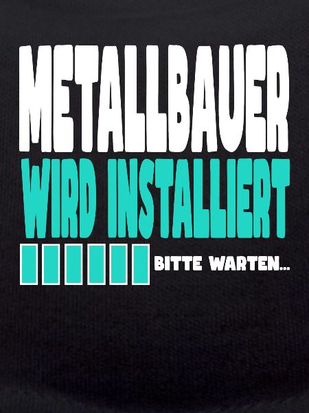 Metallbauer wird installiert