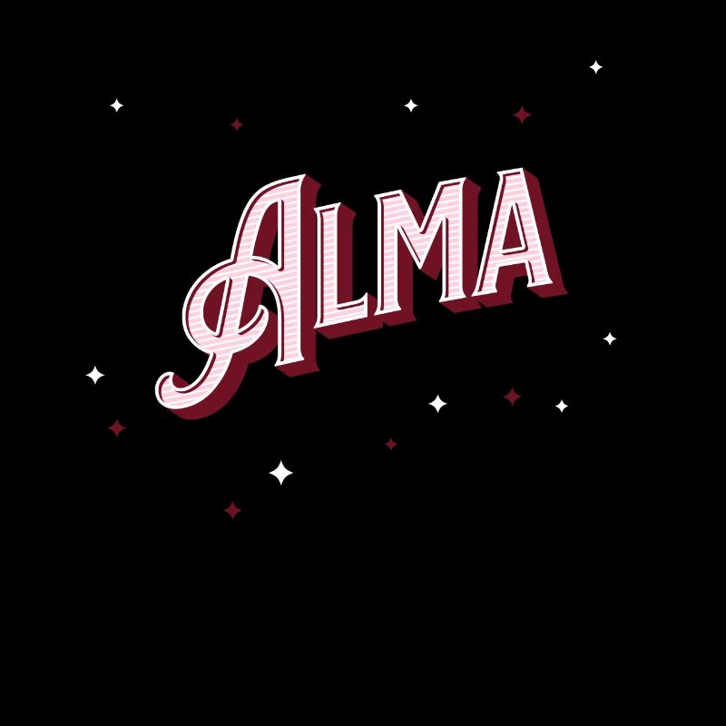 Alma name personalized