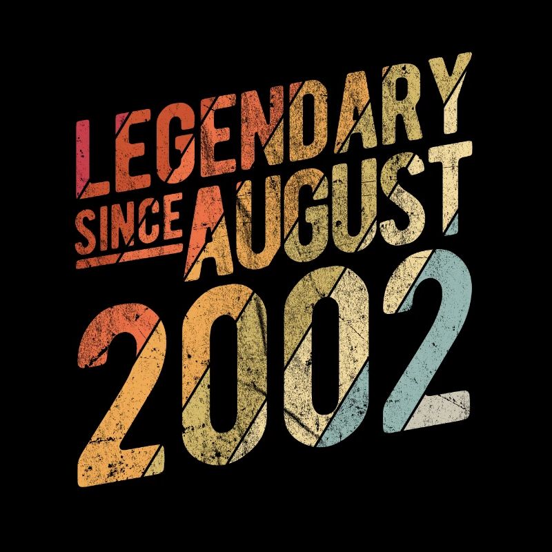 20th Birthday Gift Legendary Since August 2002 20