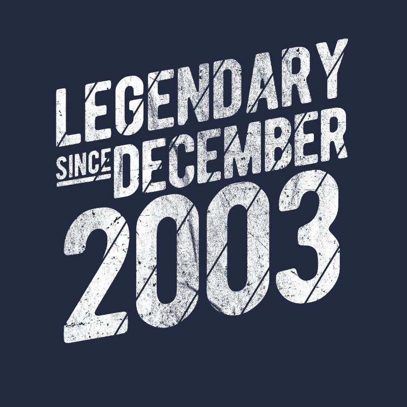20th Birthday Gift Legendary Since December 2003 2
