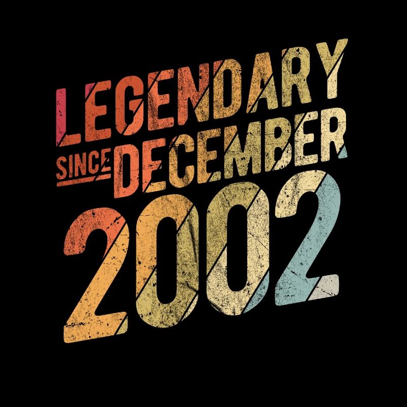 20th Birthday Gift Legendary Since December 2002 2