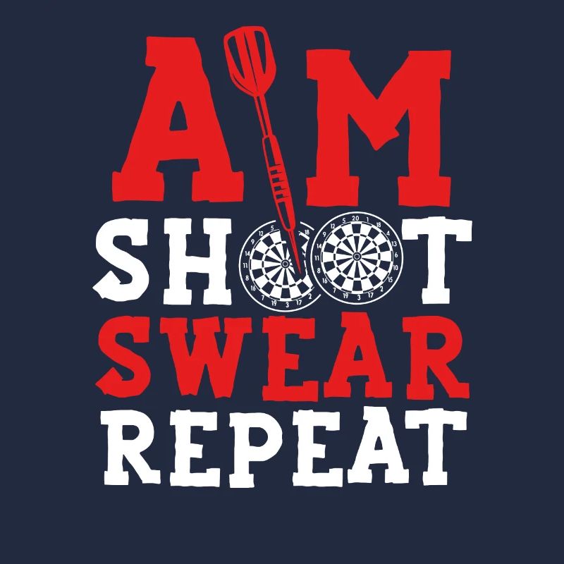 Target shooting, swearing, repeating