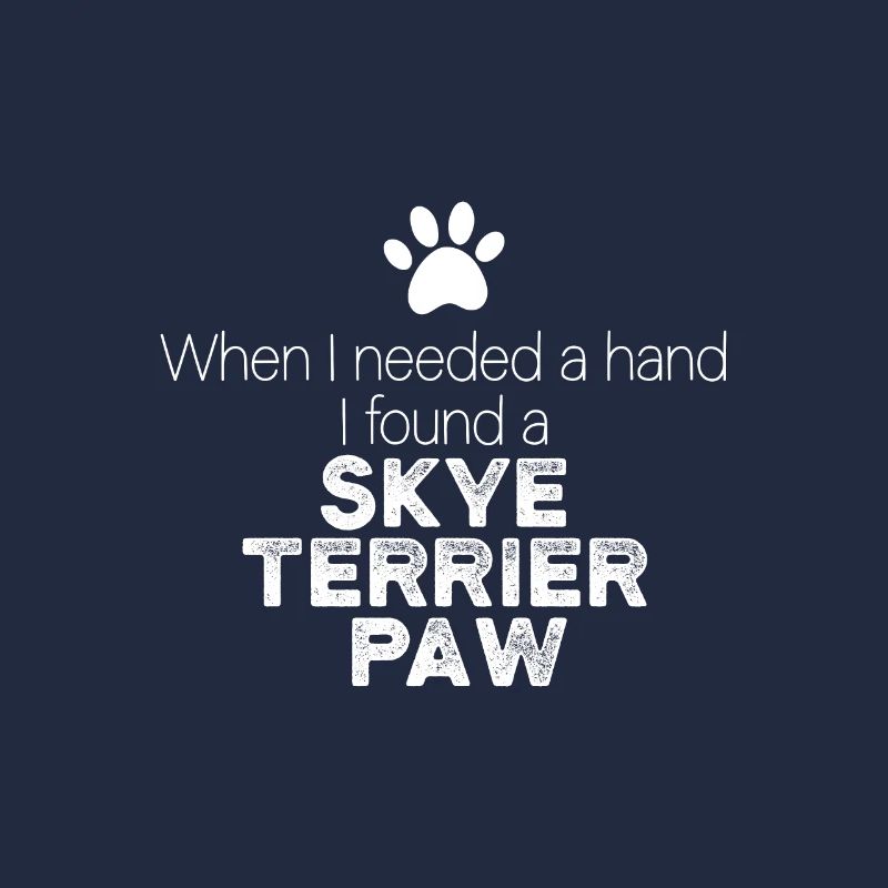 Hand Skye Terrier Paw